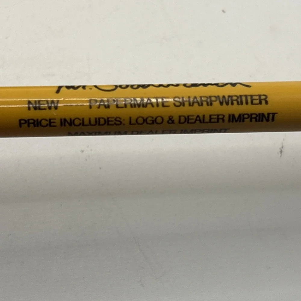 6 Vtg Mechanical Pencils Mr. Goodwrench Paper Mate Sharpwriter Promo Retro